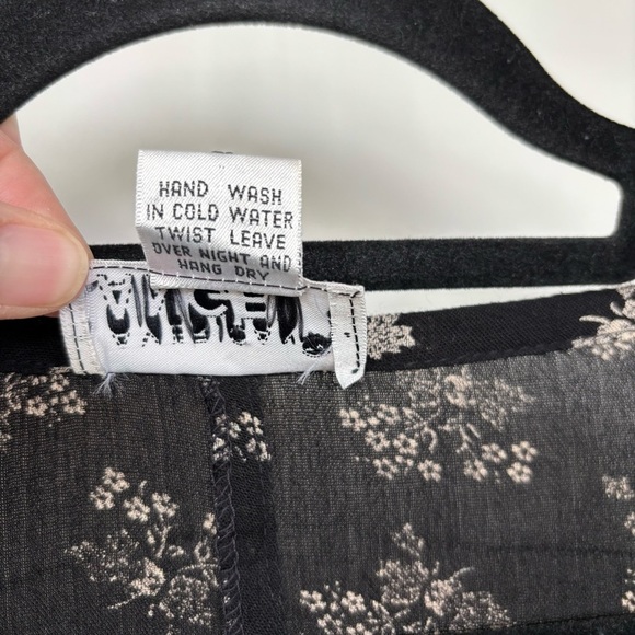 American Angel Vintage Floral Black Dress Size M - Picture 5 of 9